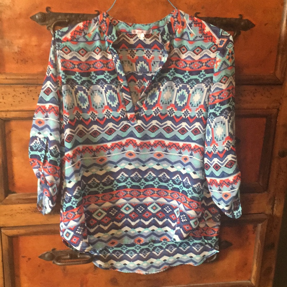 Southwest print shirt